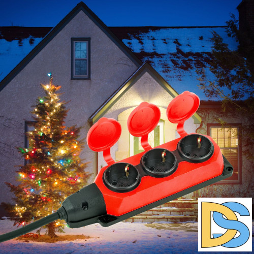 Удлинитель силовой Эра UK-3e-3x1,5-50m-IP44(KG) Б0057584