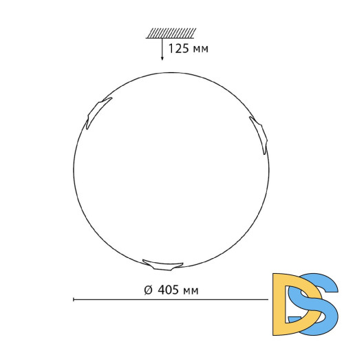 Настенно-потолочный светильник Sonex Lufe 7601/DL