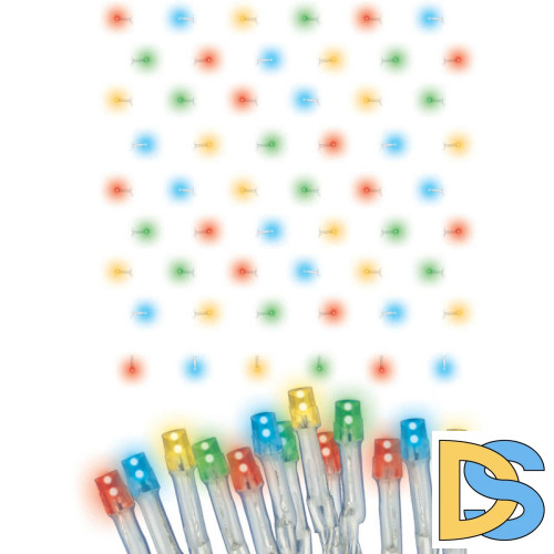 Гирлянда на солнечных батареях (UL-00006539) Uniel Занавес USL-S-132/PT1515 Multicolor Curtain