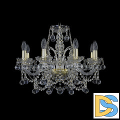 Подвесная люстра Bohemia Ivele Crystal 1411/8/195 G Balls