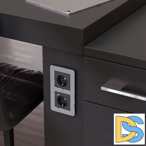 Рамка на 2 поста Werkel Platinum алюминий 4690389184444 W0022606