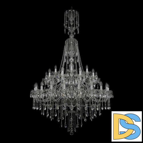 Подвесная люстра Bohemia Ivele Crystal 1415/20+10+5/400/XL-185/2d Ni