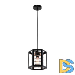 Подвесной светильник IMEX MD.8818-1-P BK+FGD