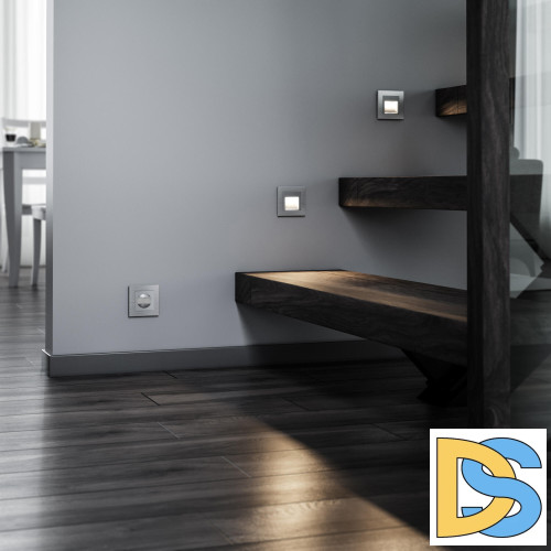 Датчик движения 500 Вт, двухпроводный Werkel (серебряный) W1155106