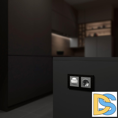 Датчик движения 500 Вт, двухпроводный Werkel (серебряный) W1155106