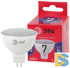 Лампа светодиодная Эра GU5.3 7W 6500K LED MR16-7W-865-GU5.3 R Б0045351