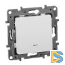 Переключатель одноклавишный Legrand Etika с подсветкой 10A 250V белый 672215