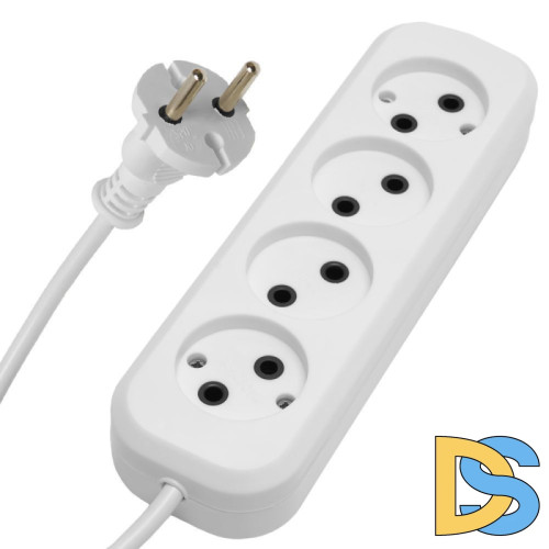 Удлинитель 4-местный Stekker HM01-40-05 5м 2x075 39218