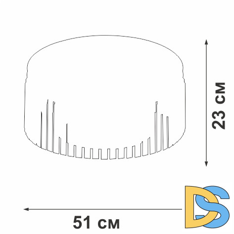 Потолочная люстра Vitaluce V5180-1/8PL