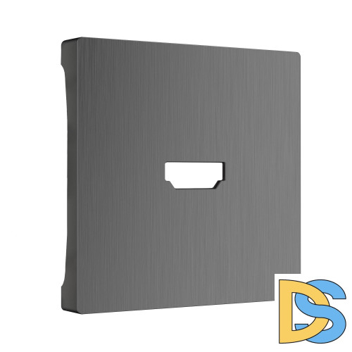 Накладка для розетки HDMI Werkel (графит рифленый) WL04-HDMI-CP