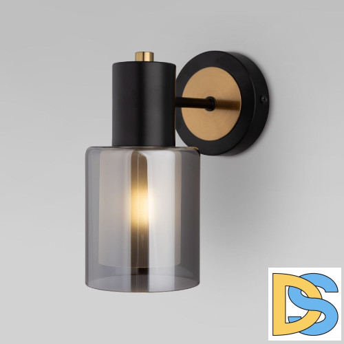 Бра Eurosvet Notion 70219/1 черный/античная бронза a065298