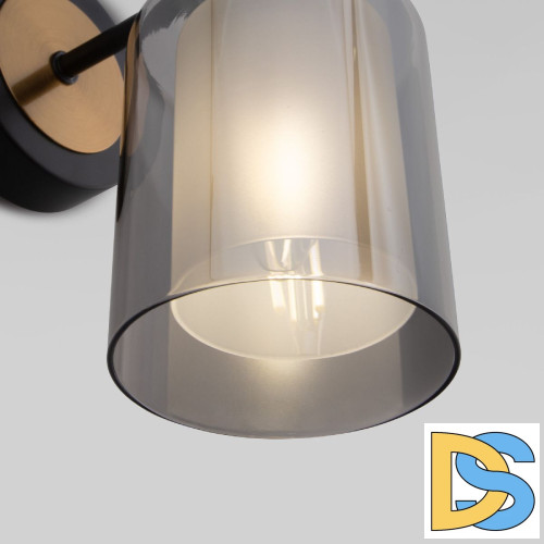 Бра Eurosvet Notion 70219/1 черный/античная бронза a065298