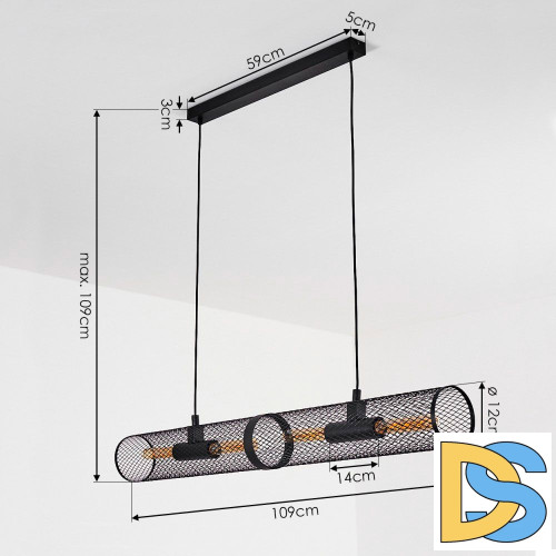 Подвесная люстра Eglo Redcliffe 43534