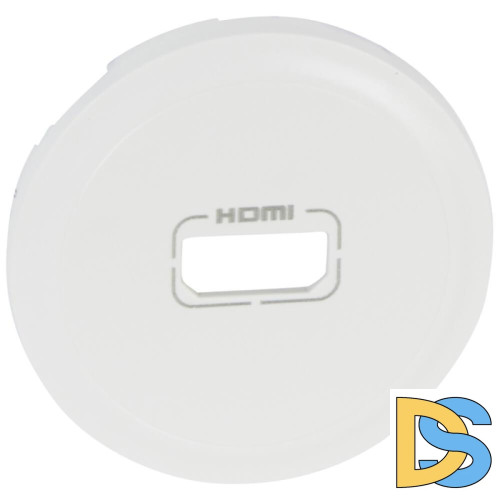 Лицевая панель Legrand Celiane розетки аудио/видео HDMI белая 068216