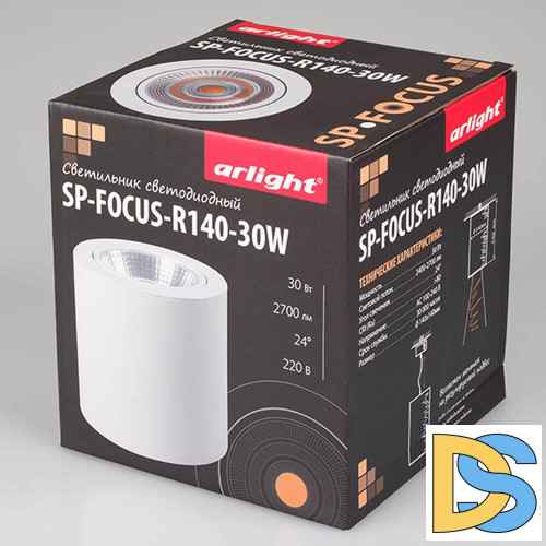 Накладной светильник Arlight SP-FOCUS-R140-30W Day White 021428