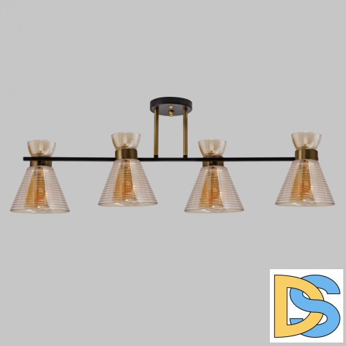 Потолочная люстра IMEX MD.6200-4-S-BK+COP