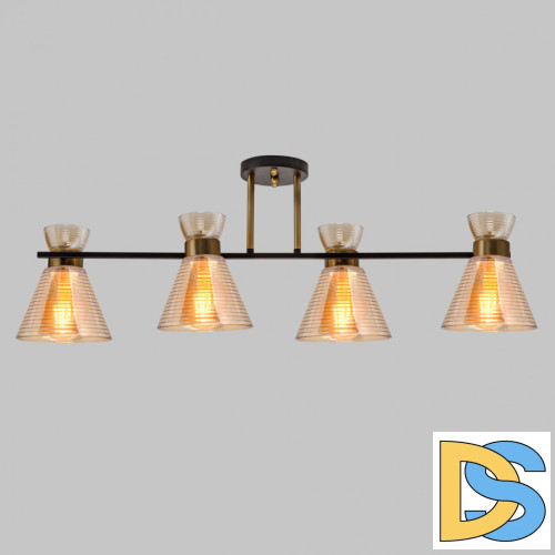 Потолочная люстра IMEX MD.6200-4-S-BK+COP