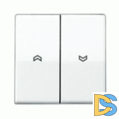 Выключатель управления жалюзи Jung AS 500 клавишный 10А/250В Белый