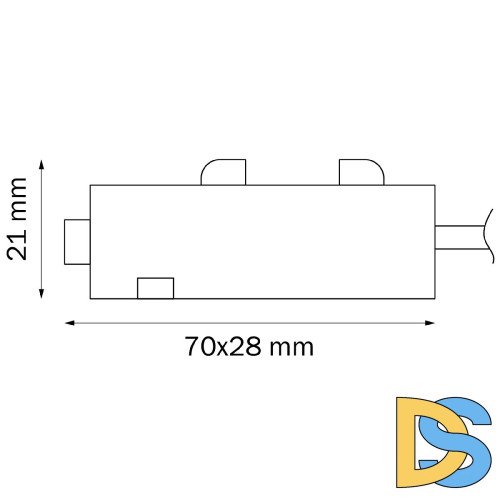 Питание боковое трековое однофазное Lightstar Teta 505116