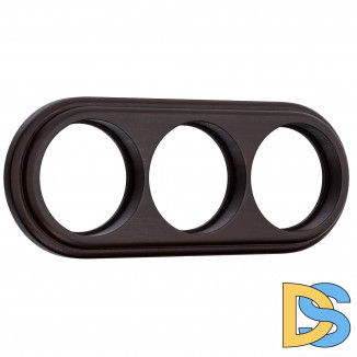 Рамка на 3 поста (венге) W0035226