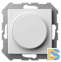 Диммер поворотный 400Вт(LED 5-200 Вт) Epsilon белый