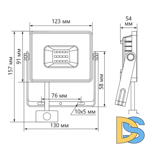 Светодиодный прожектор Feron с датчиком LL907 29557