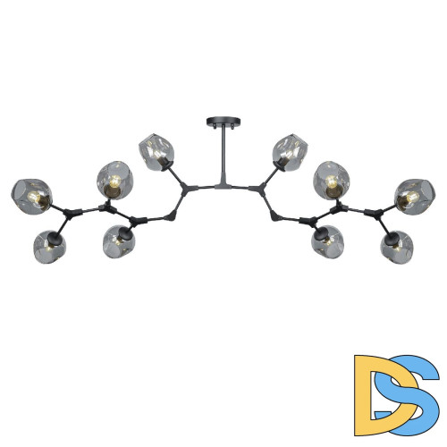 Люстра на штанге AM Group LOFT-10 BK