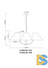 Подвесная люстра Arte Lamp Rondo A4086LM-4AB