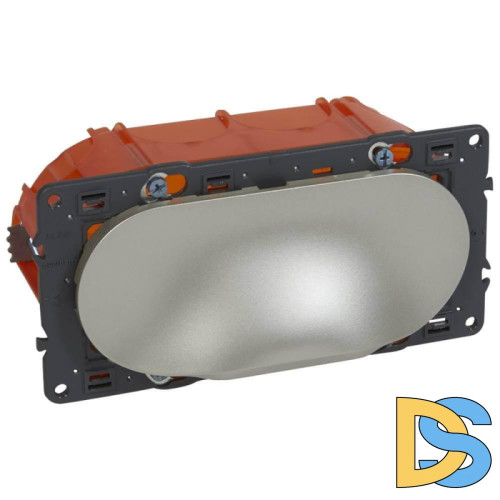 Комплект для подключения плазменных и ЖК телевизоров Legrand Celiane титановая 068500