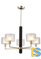 Люстра на штанге Crystal Lux MAESTRO SP-PL5 GOLD