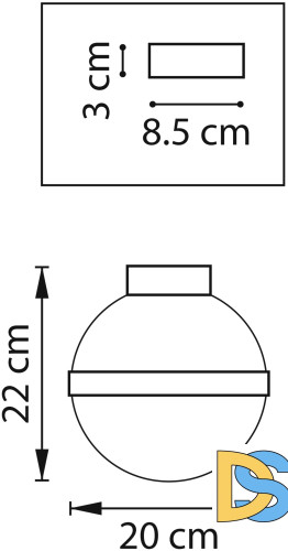 Потолочный светильник Lightstar Globo 812117