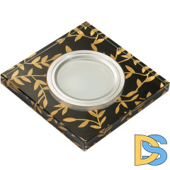 Встраиваемый светильник Fametto Luciole DLS-L205 GU5.3 CHROME/BLACK UL-00000380