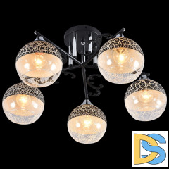 Люстра на штанге Reluce 01277-0.3-05B BK+CR