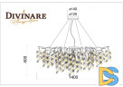 Подвесная люстра Divinare Salice 3136/01 SP-15