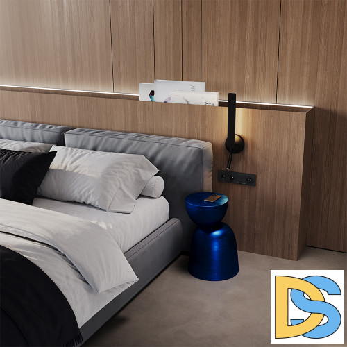 Рамка стеклянная VOLTUM S70 на 4 поста, (черный,стекло)