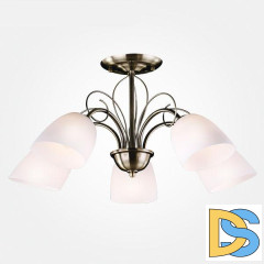 Потолочная люстра Eurosvet Стефани 30107/5 античная бронза