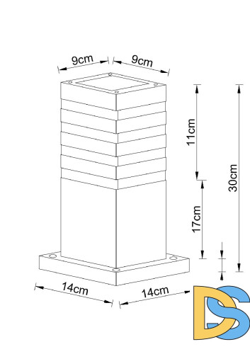 Ландшафтный светильник Arte Lamp Heather A4413FN-1BK