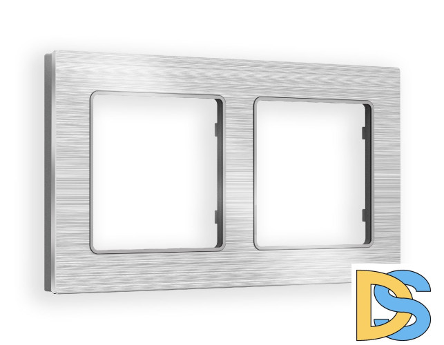 Рамка двухместная Ambrella Volt Platos AF550102