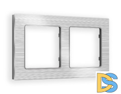 Рамка двухместная Ambrella Volt Platos AF550102