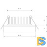 Встраиваемый светодиодный светильник Elektrostandard DSKR80 5W 4200K 4690389056710
