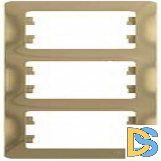 Рамка 3-ая (тройная) вертикальная, Титан, серия Glossa, Schneider Electric