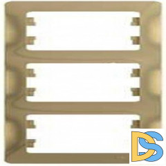 Рамка 3-ая (тройная) вертикальная, Титан, серия Glossa, Schneider Electric