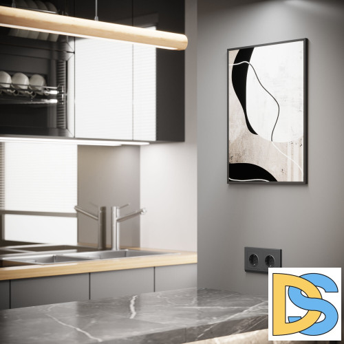 Розетка с заземлением и шторками Werkel графит W1171164 4690389194412 a063104