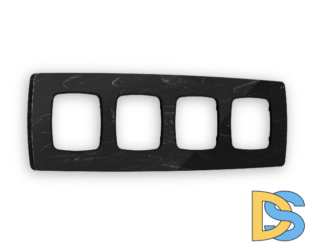 Рамка четырехместная Ambrella Volt Opera OF940704