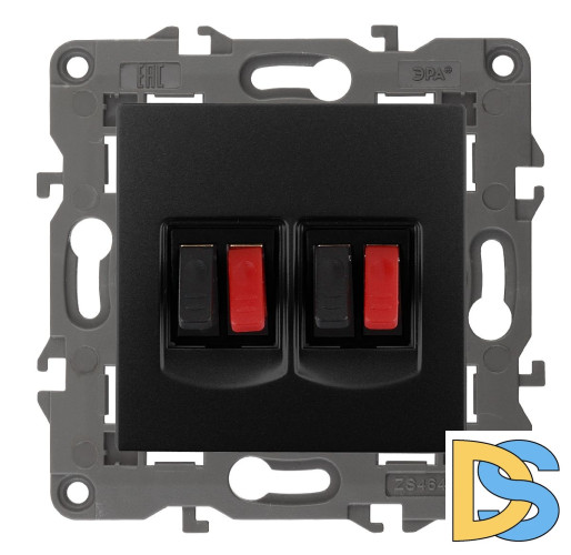 Розетка аудио двойная Эра 14-3112-05 Б0034330