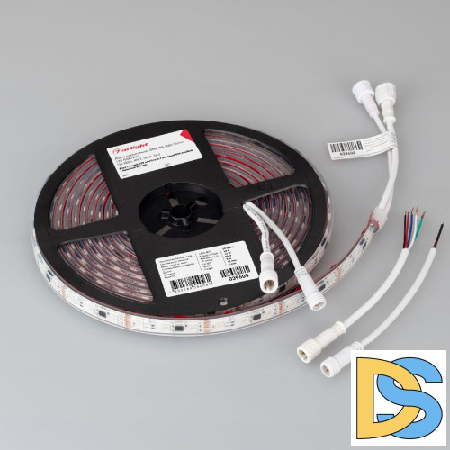 Светодиодная герметичная лента Arlight DMX-PS-B60-12mm 12V RGB-PX3 (14 W/m, IP67, 5060, 5m) 039605