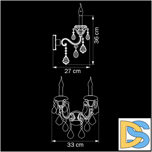 Бра Osgona Lusso 788624