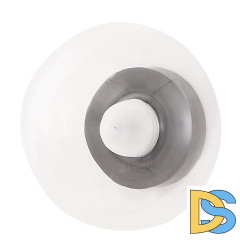 Настенный светильник Crystal Lux BOSQUE AP1 BLACK/TRANSPARENT