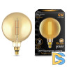 Лампа светодиодная филаментная Gauss E27 6W 2700K шар янтарный 154802118