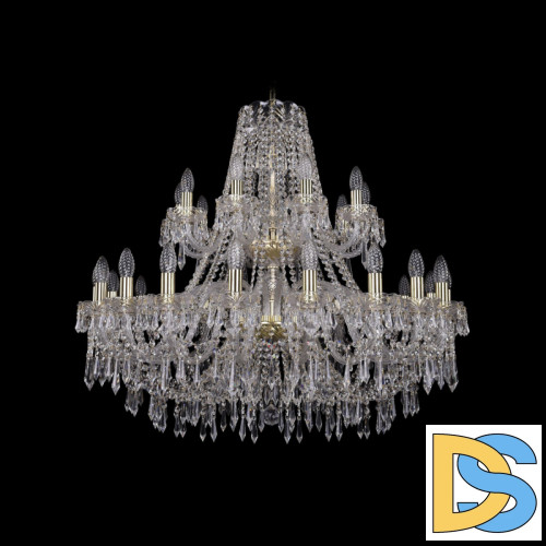 Подвесная люстра Bohemia Ivele Crystal 1403/20+10/360/2d G